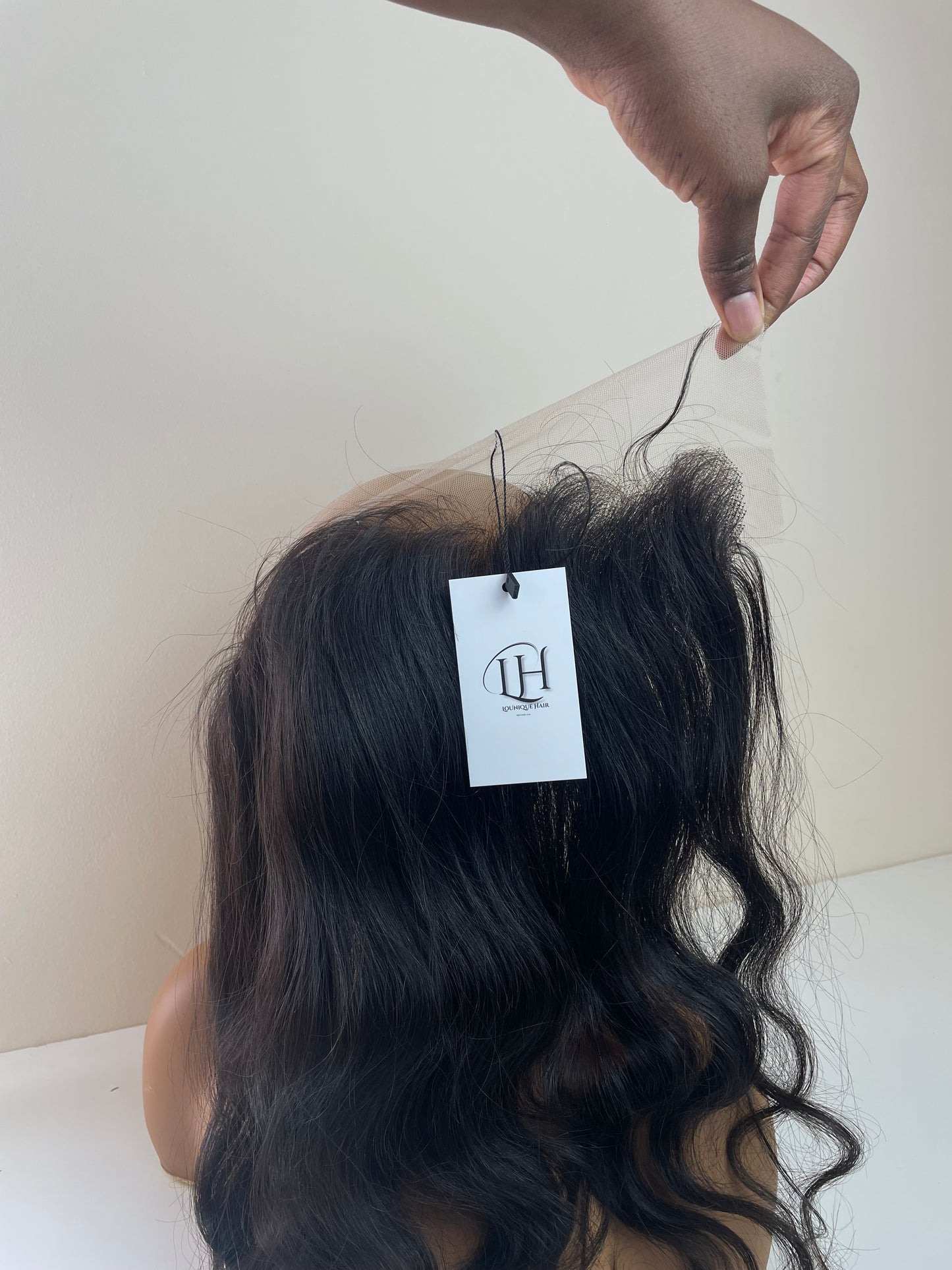 Lounique hair HD Lace frontal #1B