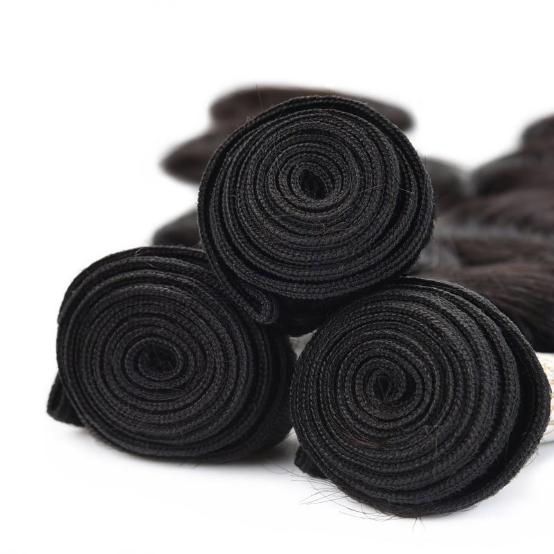 Lounique hair Raw Bundles (100g Weft) #1B