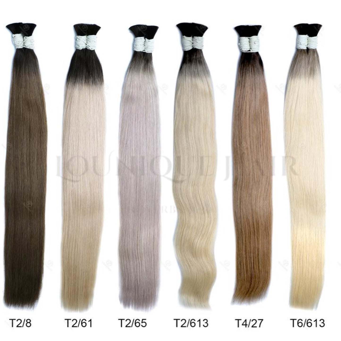 Lounique hair Clip-In Extensions – 100g of 100% Human Hair