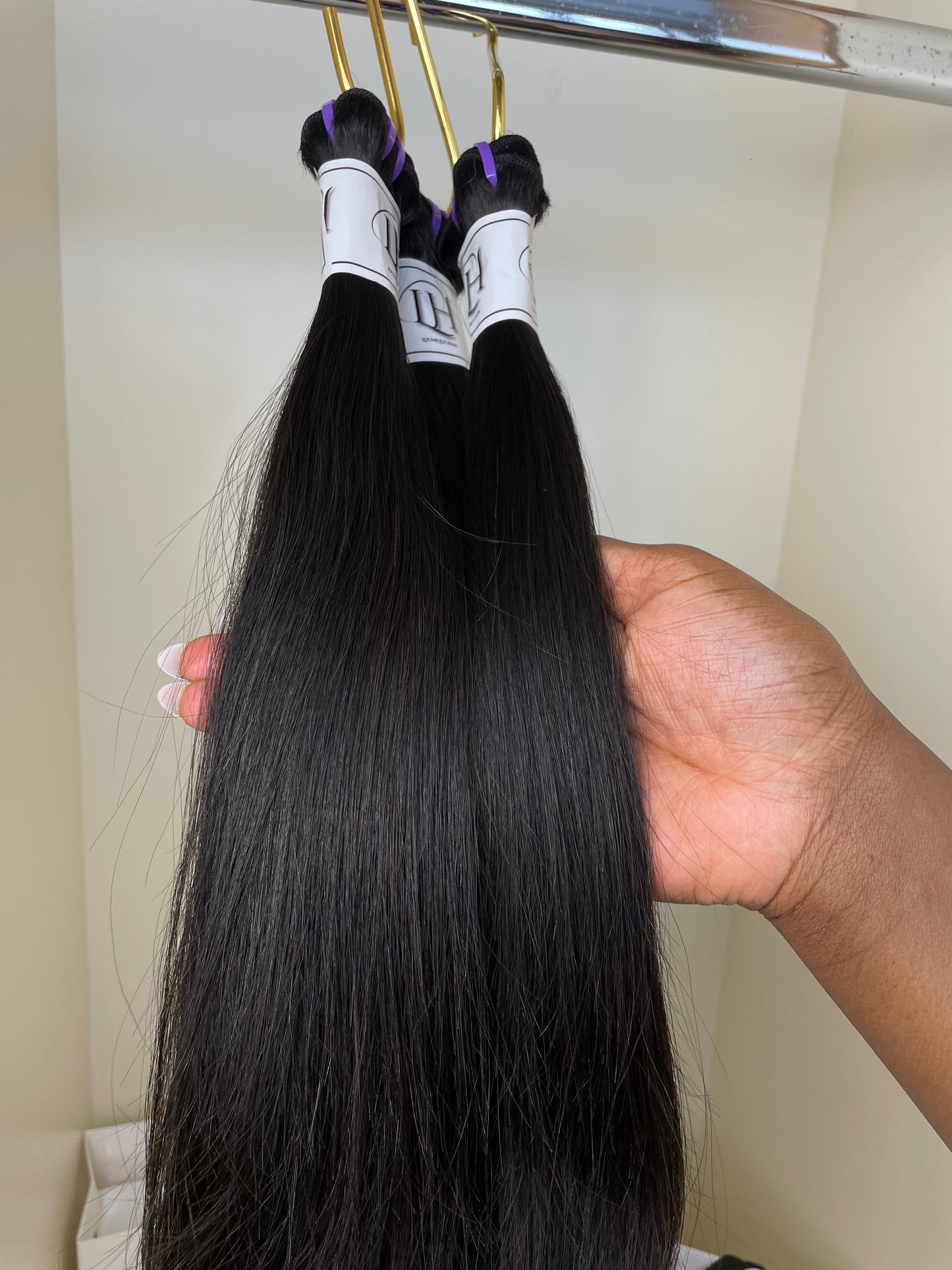 Lounique hair Mink Raw Bundles (100g Weft) #1B