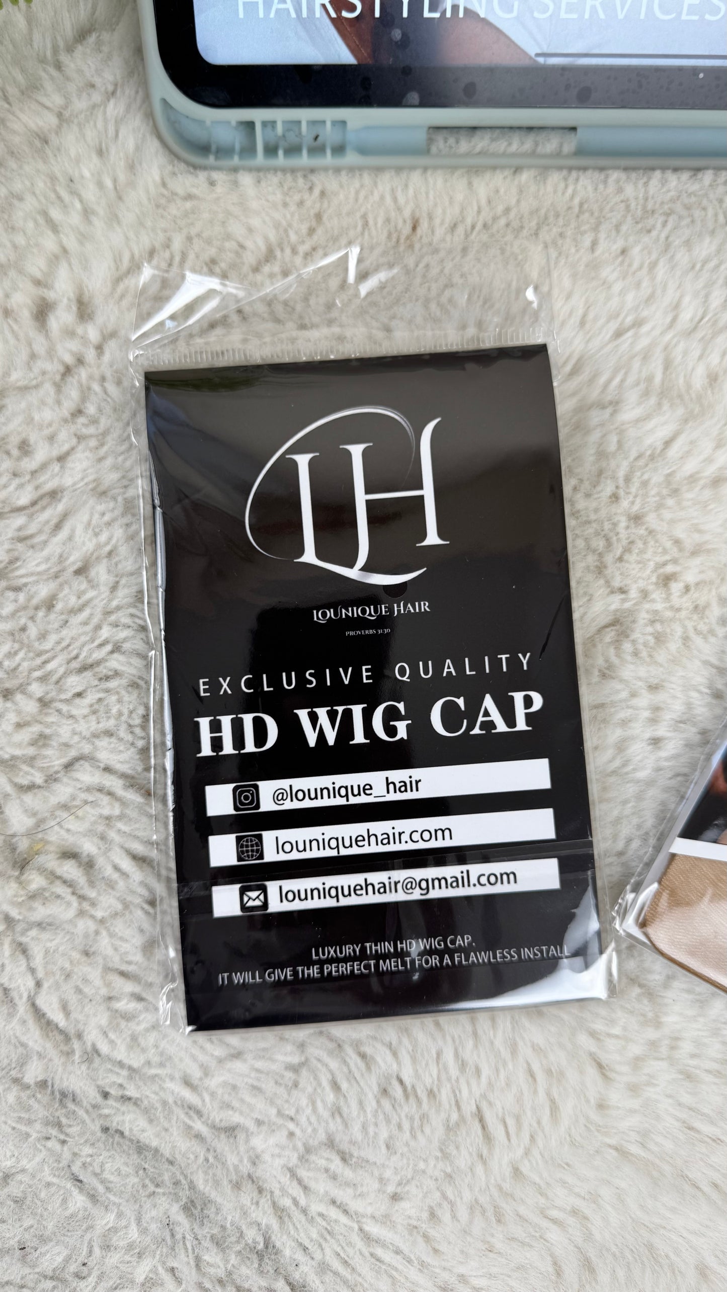 Lounique Hair HD Wig Cap – Exclusive, High-Quality Fit (2 packs)