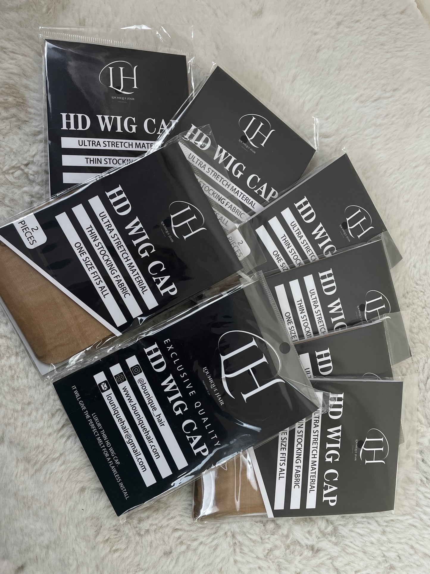 Lounique Hair HD Wig Cap – Exclusive, High-Quality Fit (2 packs)