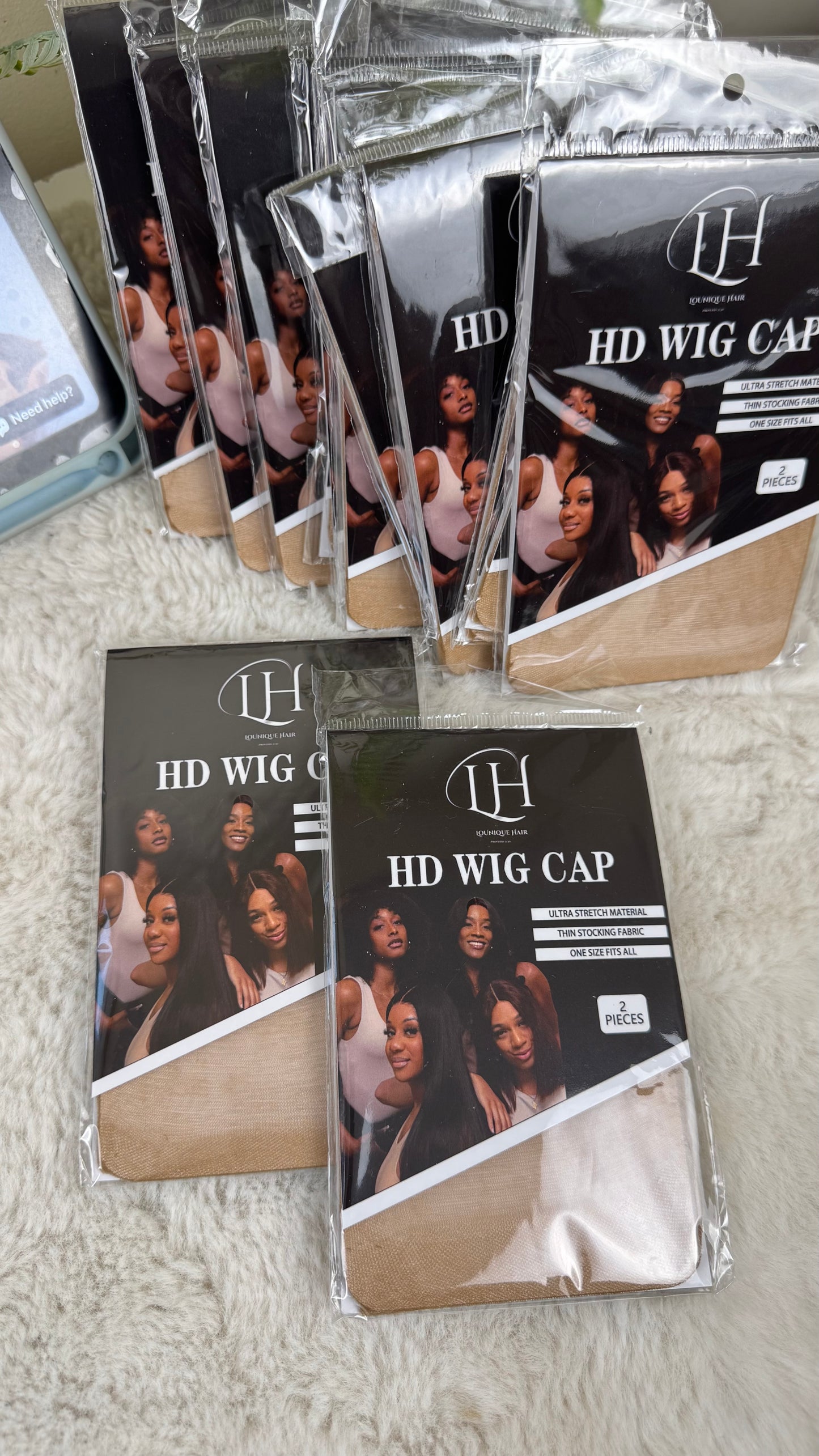 Lounique Hair HD Wig Cap – Exclusive, High-Quality Fit (2 packs)