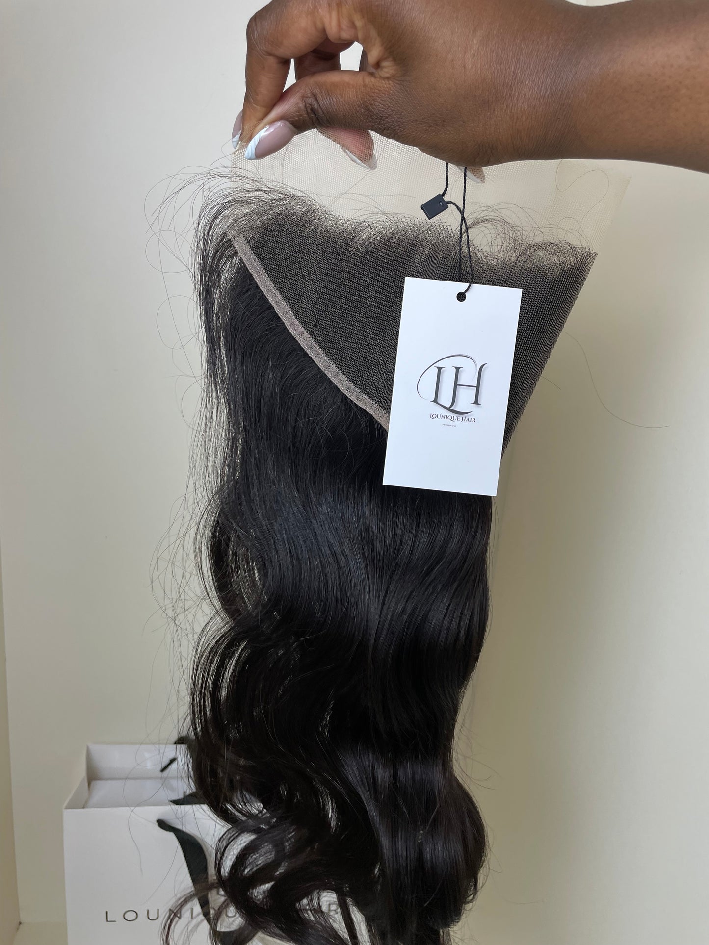 Lounique hair HD Lace frontal #1B