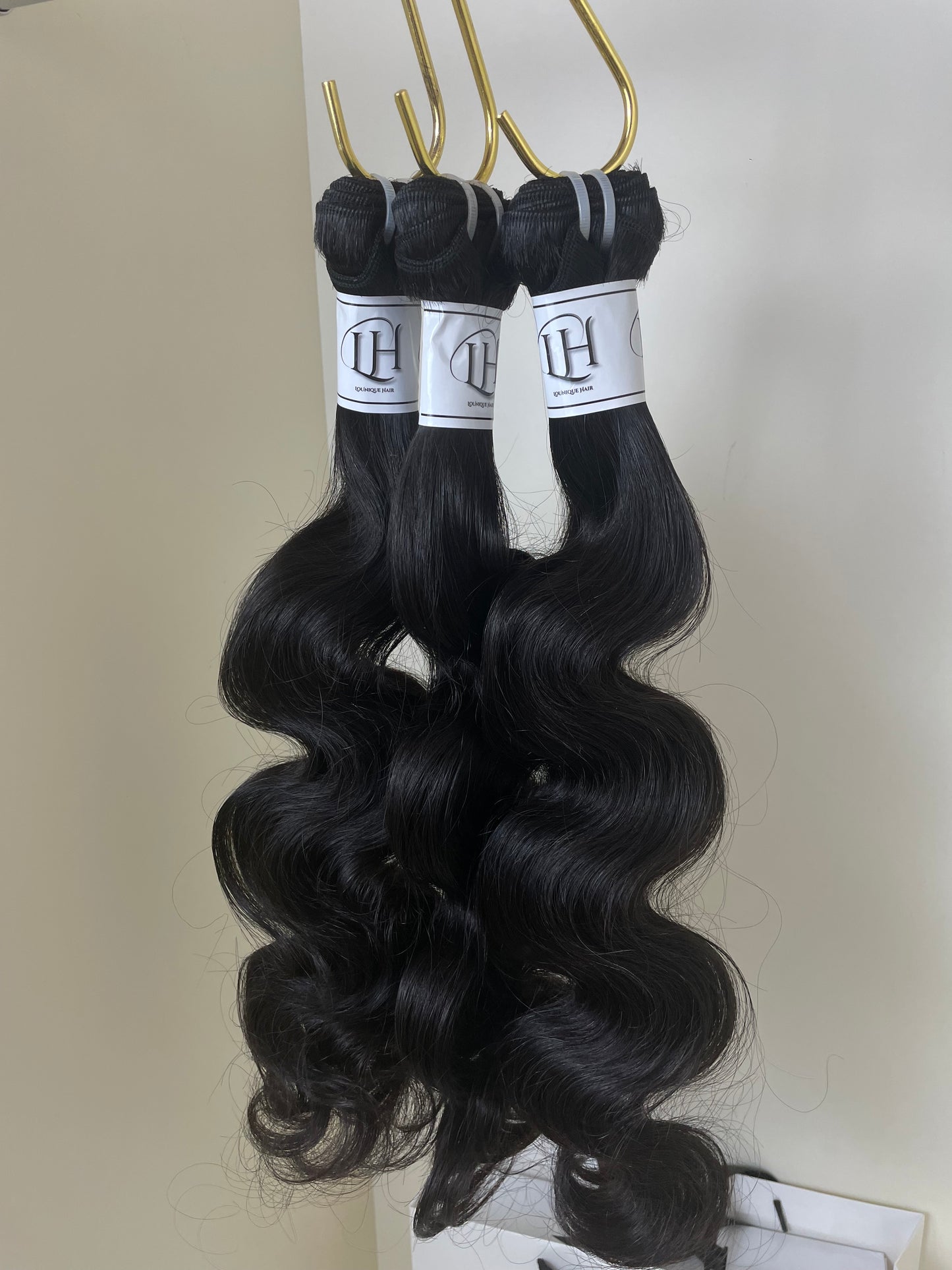 Lounique hair Bundles (100g Weft) #1B