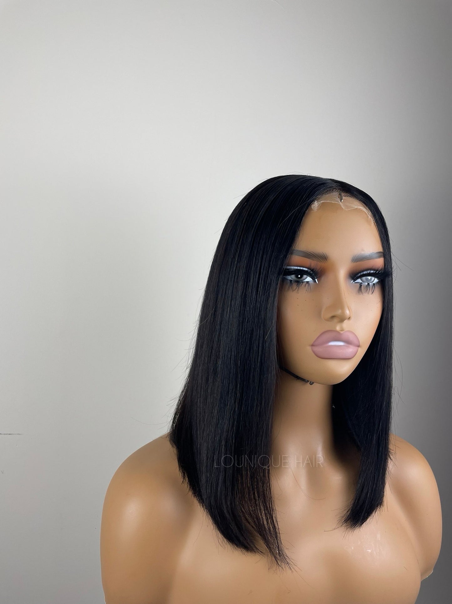 Buremese Virgin HD Lace wig straight #1B