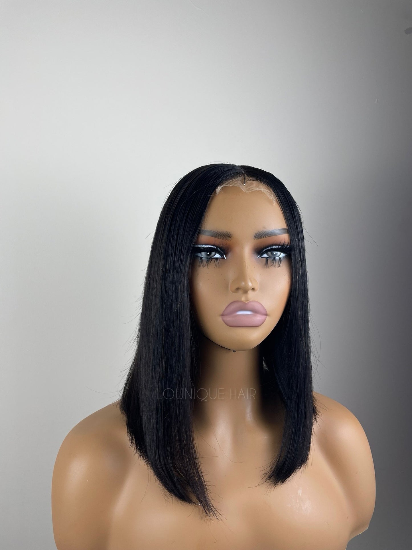 Buremese Virgin HD Lace wig straight #1B